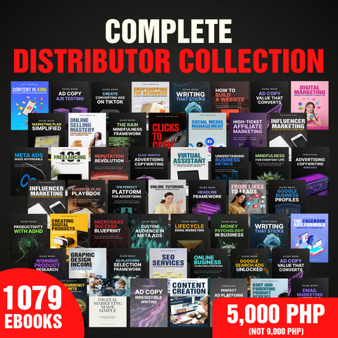 Complete Distrubutor Collection (1,079 Ebooks)