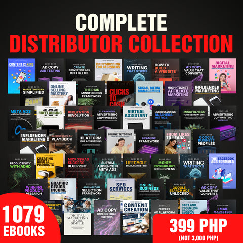 Complete Distrubutor Collection (1,079 Ebooks)