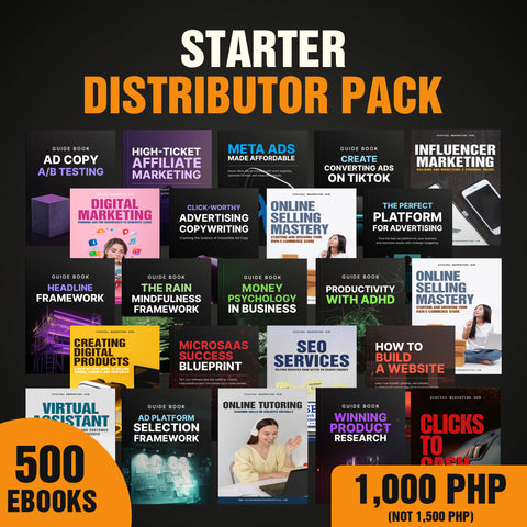 Starter Distributor Pack (500 Ebooks)